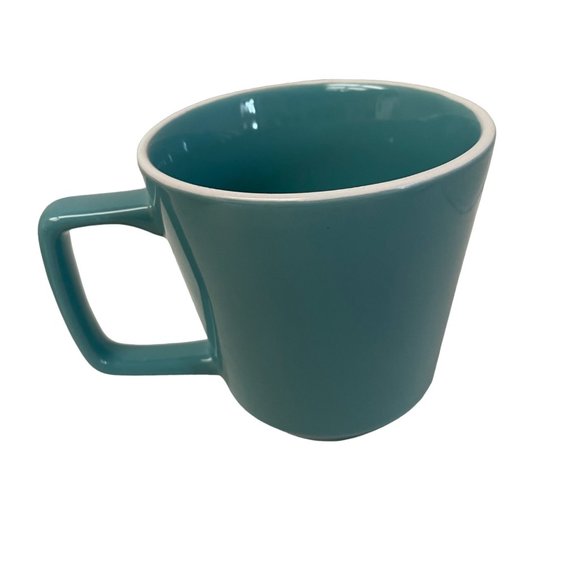 Room Essentials Mug Cup Stoneware Blue Coffee Tea Cocoa 4" x 4" - Picture 1 of 7